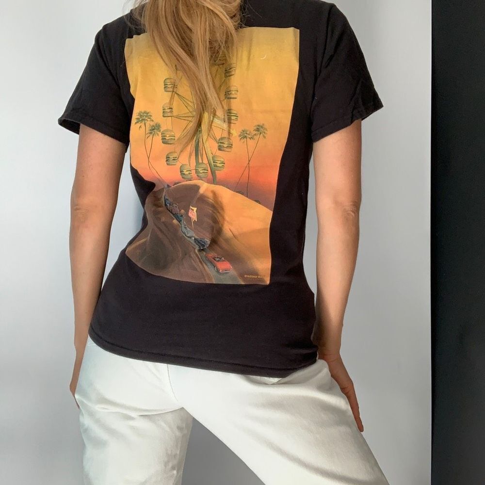 IN And OUT burger 70th anniversary t shirt graphic top womens sz s